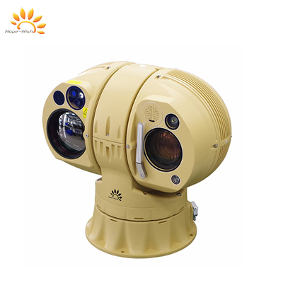 640 × 512 كاميرا PTZ الحرارية مع دقة تحديد المواقع GPS 10 أمتار للمراقبة