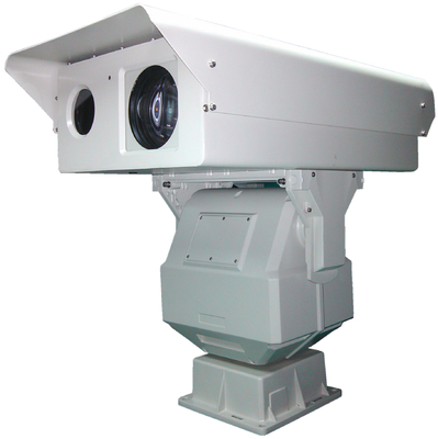 نافذة مزدوجة طويلة المدى كاميرا الأشعة تحت الحمراء IP66 لمراقبة السكك الحديدية 2KM