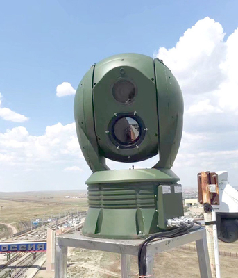 مكافحة حرارية مراقبة كاميرا مراقبة 10km PTZ الأشعة تحت الحمراء نظام تتبع السيارات