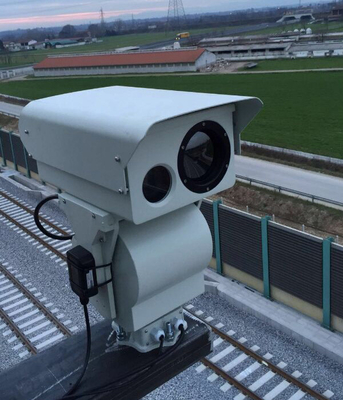 الكاميرا الحرارية الصف العسكرية المزدوجة HD كاميرا PTZ الأشعة تحت الحمراء للحدود الأمن