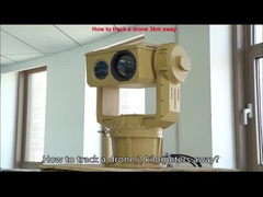 نظام مراقبة حراري عسكري درجة PTZ تعمل بالأشعة تحت الحمراء طويلة المدى