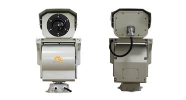 كاميرا التصوير الحراري PTZ لأمن السكك الحديدية 640 * 512 كاميرا التصوير الحراري بالأشعة تحت الحمراء