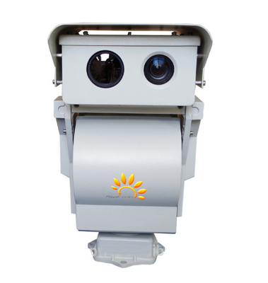 كاميرا المراقبة الحرارية المزدوجة للمدى الطويل Uncooled UFPA Sensor