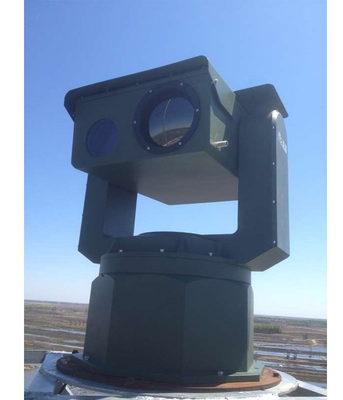 طويلة جدا ترمومتر حراري نظام مراقبة PTZ الأشعة تحت الحمراء الأشعة تحت الحمراء / EO كاميرا التصوير الحراري