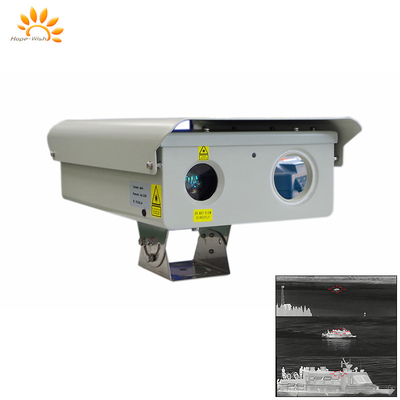 كاميرا PTZ الليزر 1080P دقة واسعة واسعة الطول لمركبة بحرية مثبتة